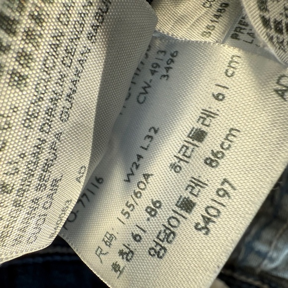 Levi’s Bold Curve Low-Rise Slim/Skinny Jeans – Size 23 - Picture 8 of 9